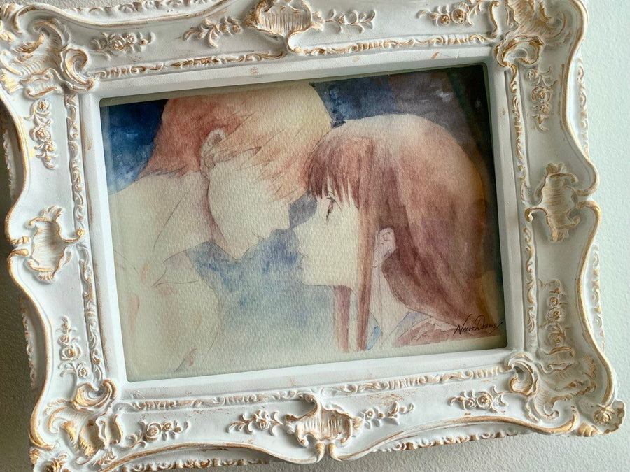 Tohru x Kyo fruits basket art Print | Fanart watercolour handpainted
