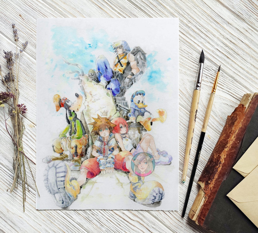 Deep Dive Art Print