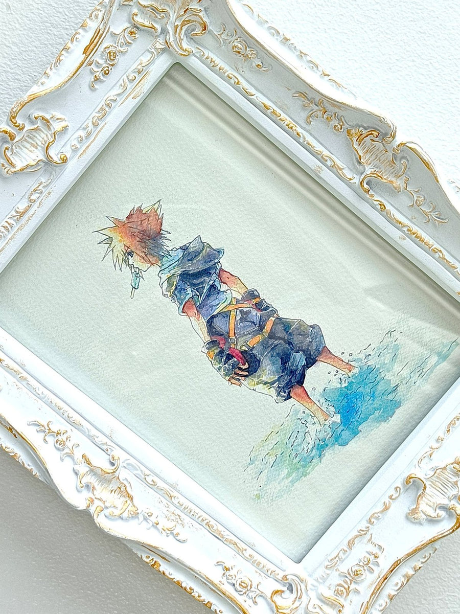 handmade Sora Reino corazones KH2 -print
