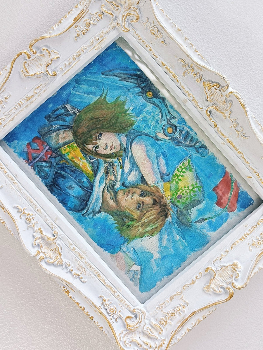 Tidus and Yuna Fantasia final X print