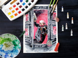 ORIGINAL PAINTING Dante