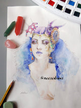 Edea Fantasia 8 Art Print