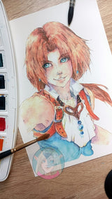 Zidane fantasia 9 art print