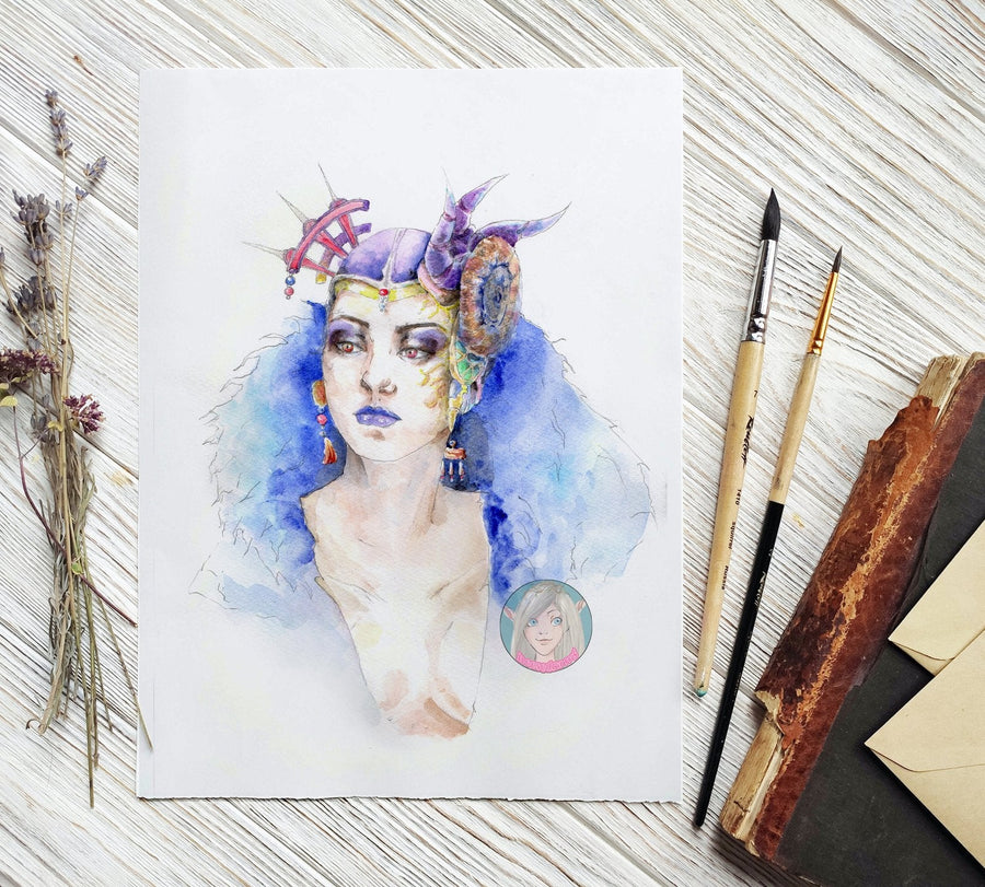Edea Fantasia 8 Art Print
