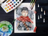 ORIGINAL PAINTING SET  Guts / Casca