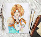 Zidane fantasia 9 art print