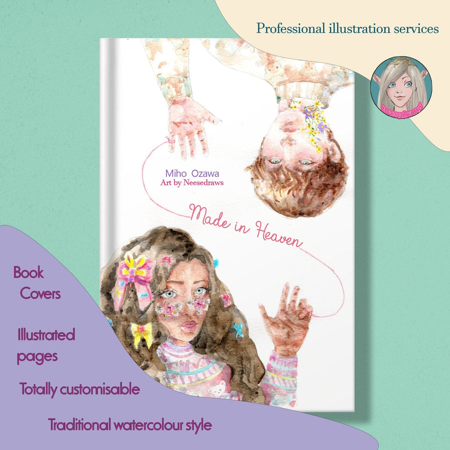 Artist Illustrator for Hire, book art commission  semi realistic style