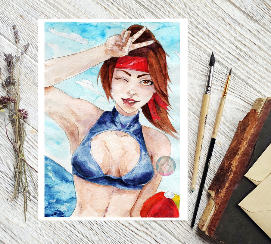 Jessie Fantasia 7 bikini art print