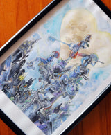 Reino Corazones art print