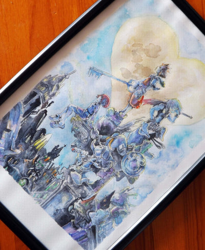 Reino Corazones art print