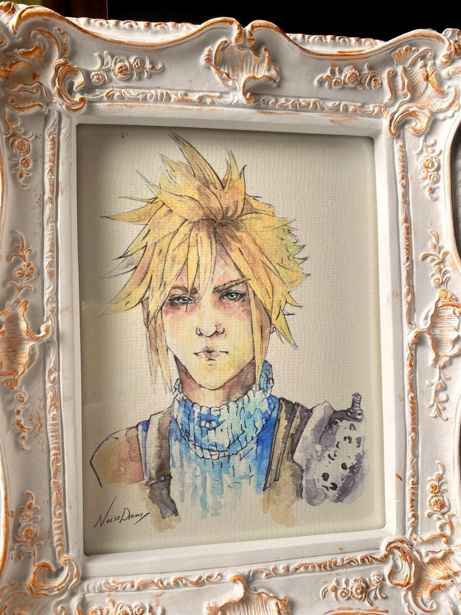 Nube Strife fantasia 7 art print