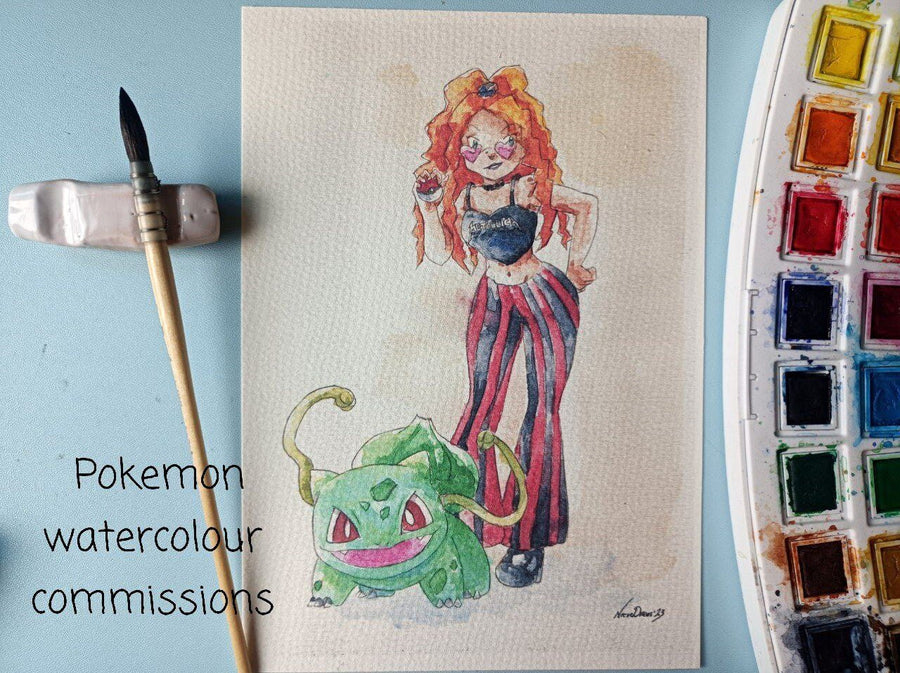 Custom Portrait Pokemon trainer commission