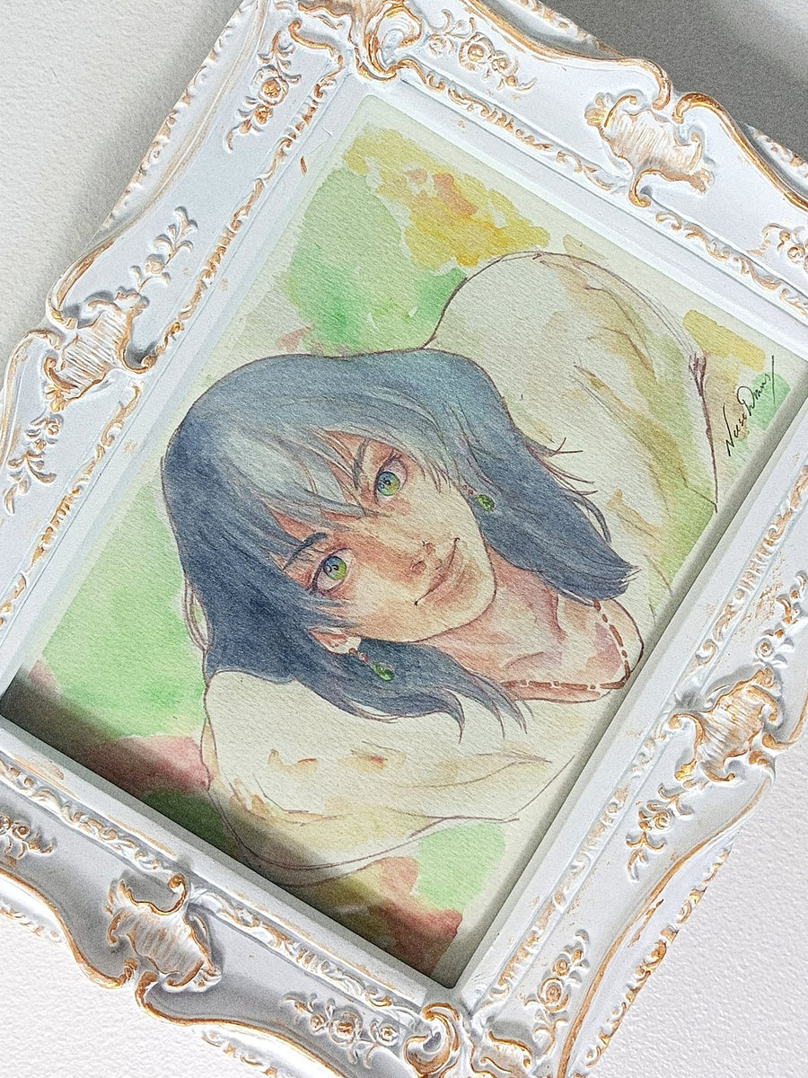 Howl black hair print, howl's moving castle fanart