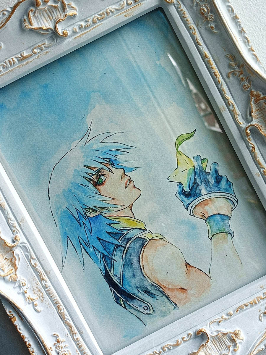 Sora, Riku, Kairi Reino Corazones art illustration