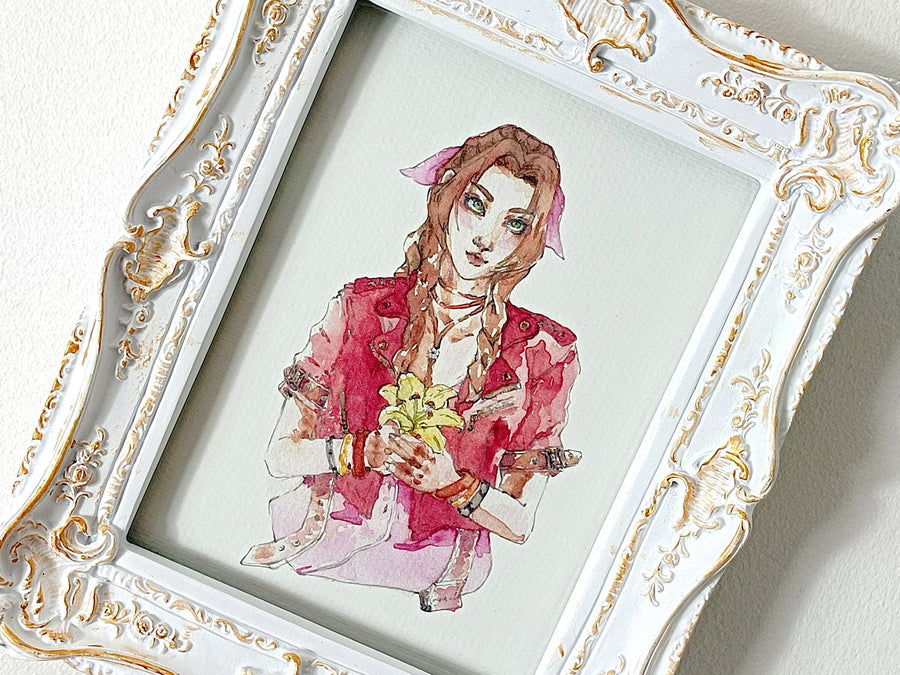 Aerith Final Fantasy VII art print