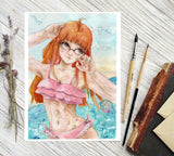 ORIGINAL PAINTING Futaba
