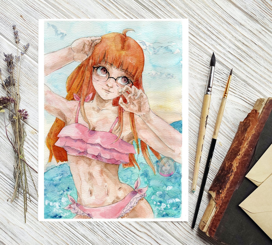 ORIGINAL PAINTING Futaba