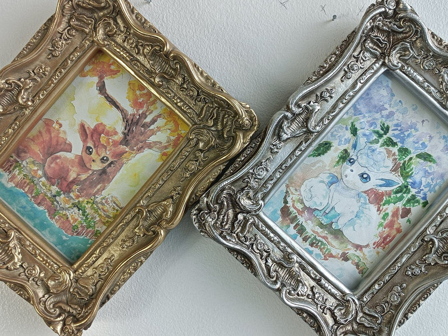 Pocket Monsters Cute fox art prints