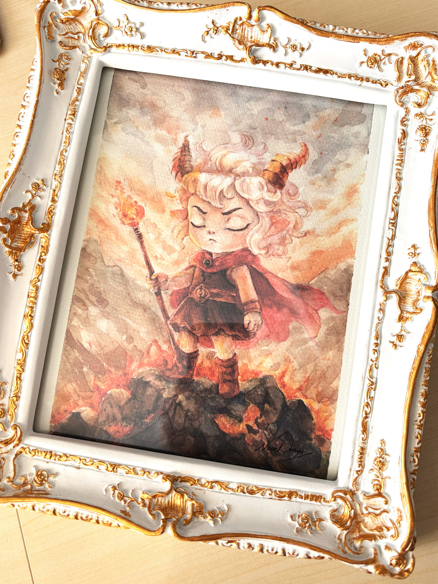 Aries Zodiac Art Print