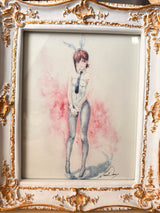 Chainsaw Bunny Art Print