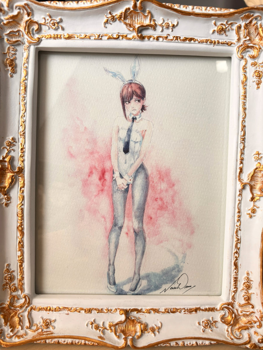 Chainsaw Bunny Art Print