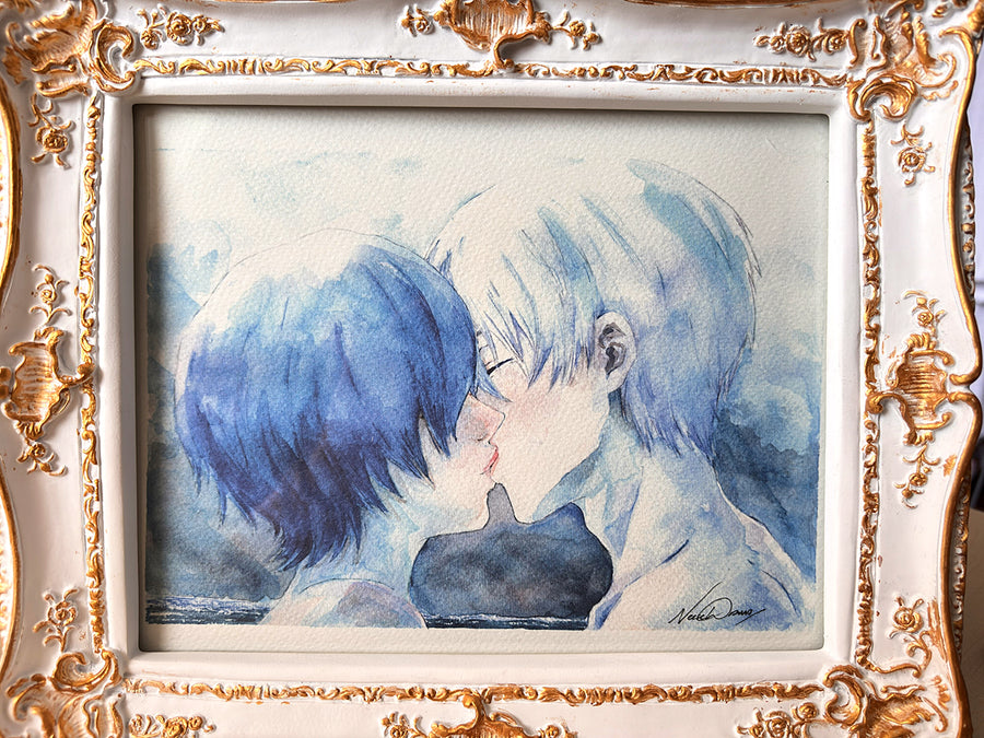 Tokyo Kiss Art Print