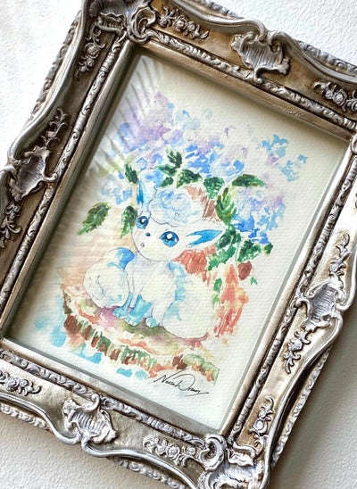 Pocket Monsters Cute fox art prints