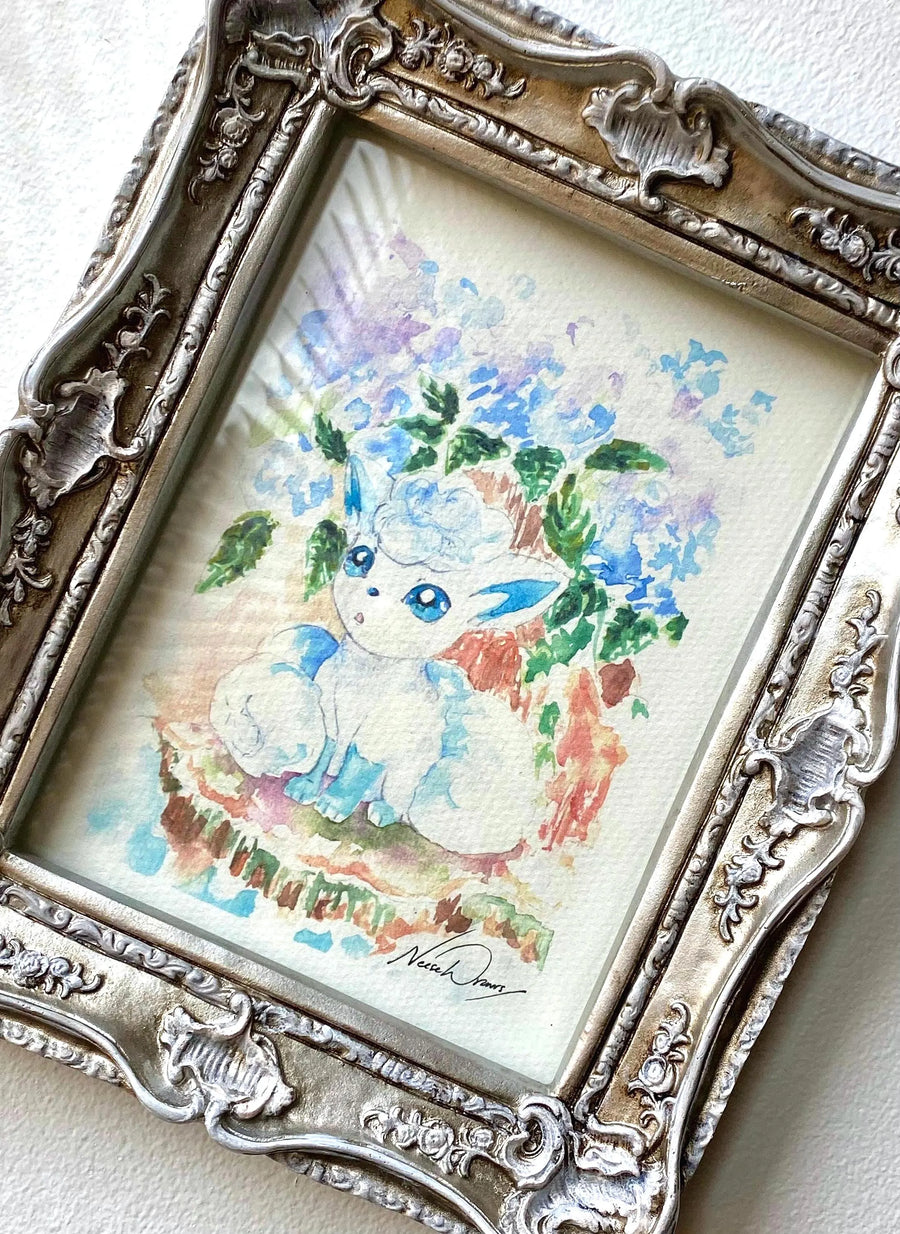 Pocket Monsters Cute fox art prints