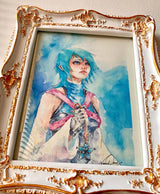 ORIGINAL PAINTING Aqua