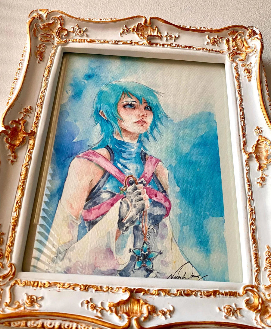 ORIGINAL PAINTING Aqua