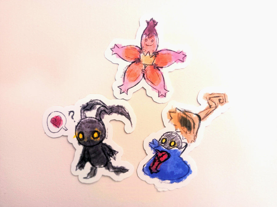 Stickers Reino Corazones ,no heart and lucky Charm