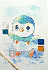 Penguin Pocket Monster Art Print