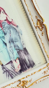 School Love Story Art Print