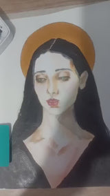 Custom Watercolour Angel Portrait